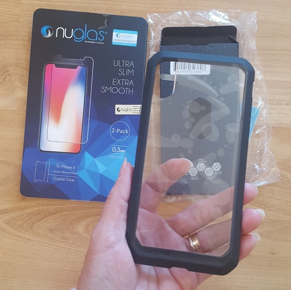 iPHONE X CASE & TEMPERED SCREEN PROTECTOR - Picture 2 of 4
